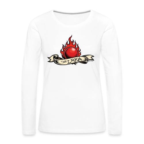 Tattoo LRKA Logo - Women's Premium Slim Fit Long Sleeve T-Shirt