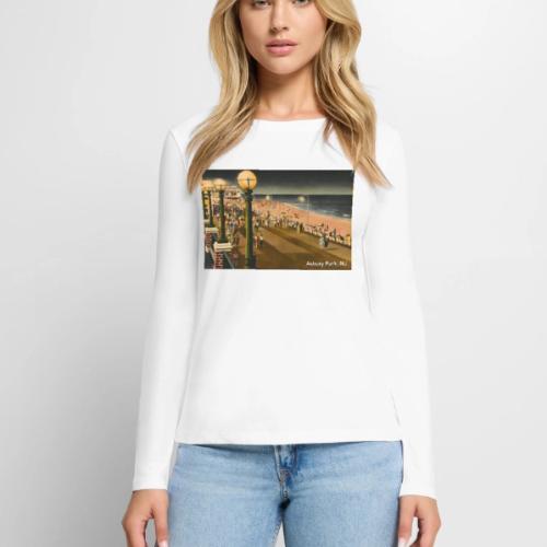 Asbury Park - Women's Premium Slim Fit Long Sleeve T-Shirt