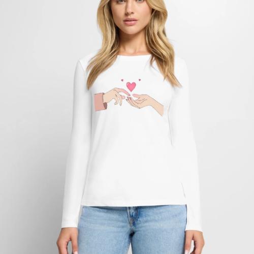 Valentine’s Touch - Women's Premium Slim Fit Long Sleeve T-Shirt