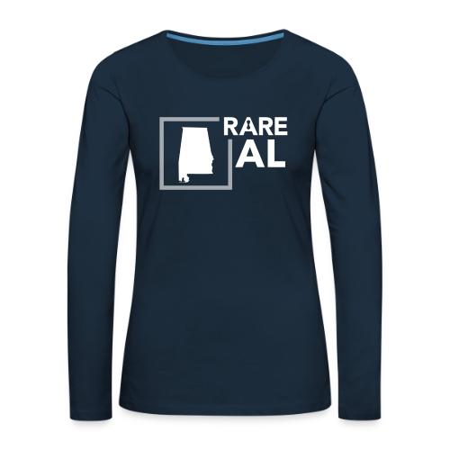 State Ambassador Logos WHITE AL - Women's Premium Slim Fit Long Sleeve T-Shirt