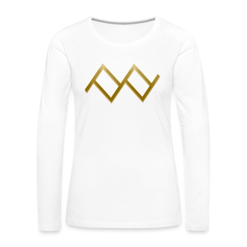Trills Logo - Women's Premium Slim Fit Long Sleeve T-Shirt