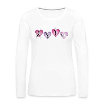 Pole Dancer - Women's Premium Slim Fit Long Sleeve T-Shirt - white - Front - Julia (174cm)
