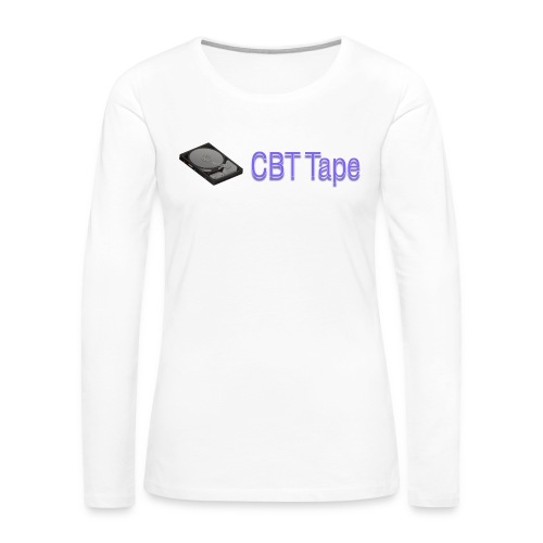 CBT Tape - Women's Premium Slim Fit Long Sleeve T-Shirt