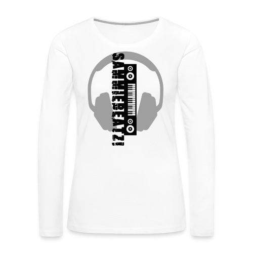 SammieBeatz BeatMaker & Producer - Women's Premium Slim Fit Long Sleeve T-Shirt