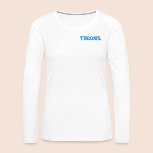 Theosis heart - Women's Premium Slim Fit Long Sleeve T-Shirt