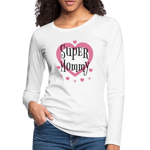 Empowered Super Mommy - Decor and Women's Wear - Women's Premium Slim Fit Long Sleeve T-Shirt