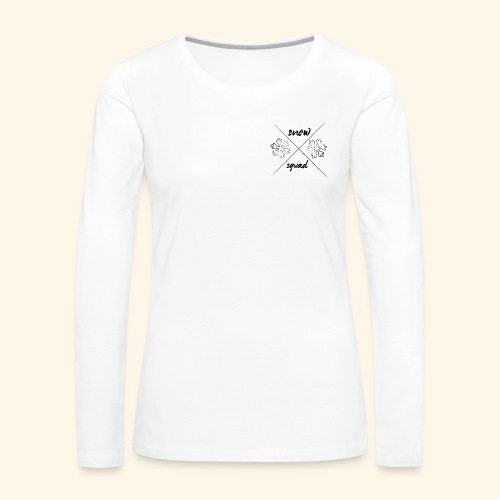 Snow Squad Simple - Women's Premium Slim Fit Long Sleeve T-Shirt