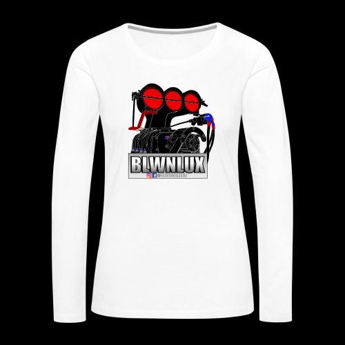 BLWNLUX (Engine) - Women's Premium Slim Fit Long Sleeve T-Shirt