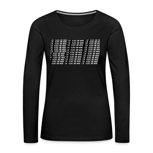 TJK First Apparel Design - Women's Premium Slim Fit Long Sleeve T-Shirt