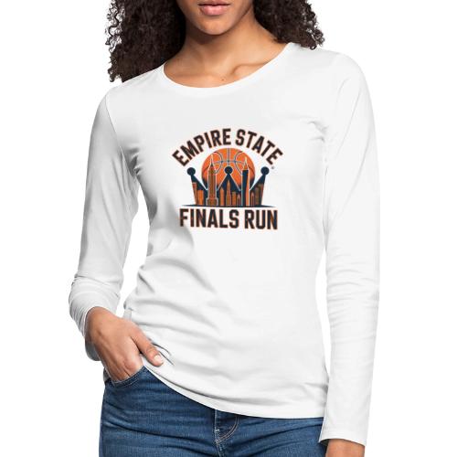 Empire State Finals Run - Women's Premium Slim Fit Long Sleeve T-Shirt