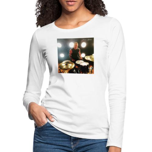 Landon Hall Spotlight Photo - Women's Premium Slim Fit Long Sleeve T-Shirt