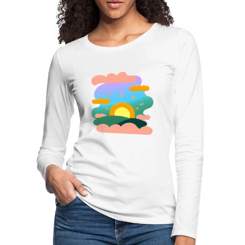 Rise and Shine - Women's Premium Slim Fit Long Sleeve T-Shirt