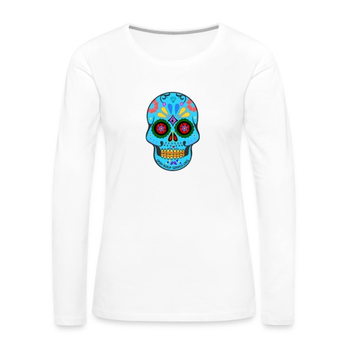 OBS Skull - Women's Premium Slim Fit Long Sleeve T-Shirt