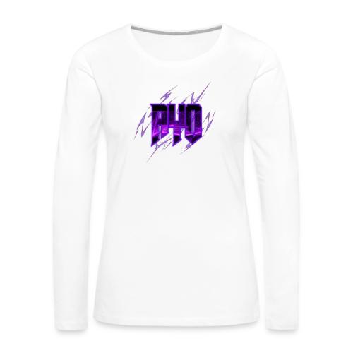 Ayo's Blue - Women's Premium Slim Fit Long Sleeve T-Shirt