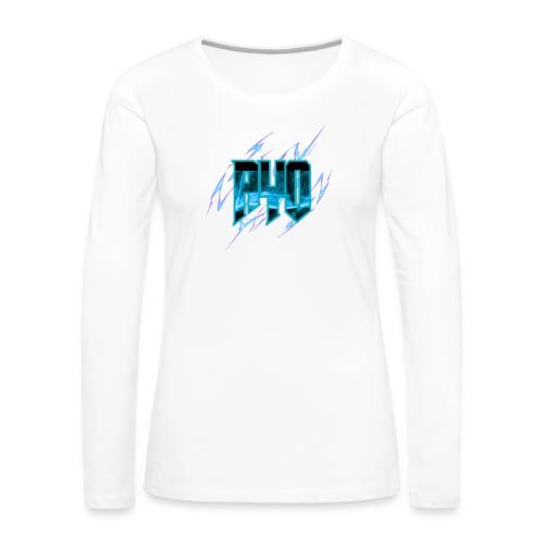 Ayo's Light Blue - Women's Premium Slim Fit Long Sleeve T-Shirt