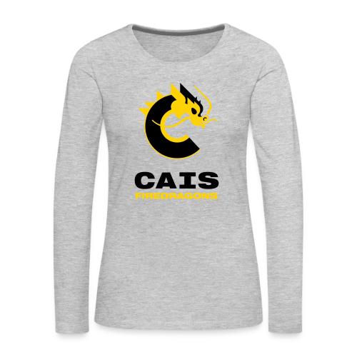 CAIS Firedragons - Women's Premium Slim Fit Long Sleeve T-Shirt