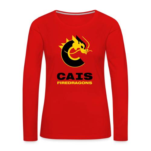 CAIS Firedragons - Women's Premium Slim Fit Long Sleeve T-Shirt