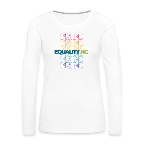 Pride in Equality June 2022 Shirt Design 1 2 - Women's Premium Slim Fit Long Sleeve T-Shirt
