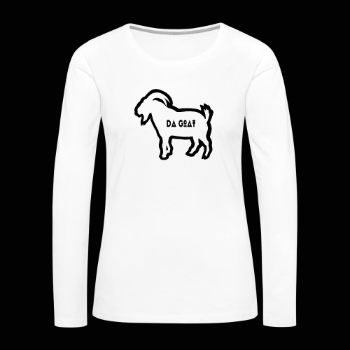 Tony Da Goat - Women's Premium Slim Fit Long Sleeve T-Shirt