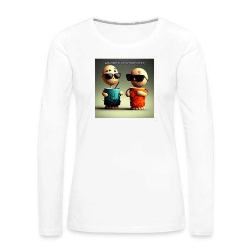 Welcome to Smoon City - Women's Premium Slim Fit Long Sleeve T-Shirt