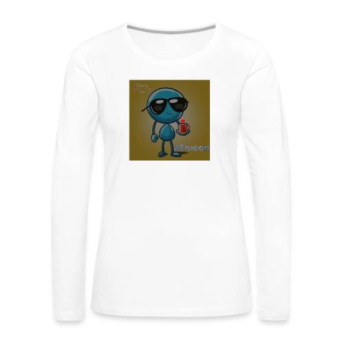 Being Mrs. S #Smoon - Women's Premium Slim Fit Long Sleeve T-Shirt