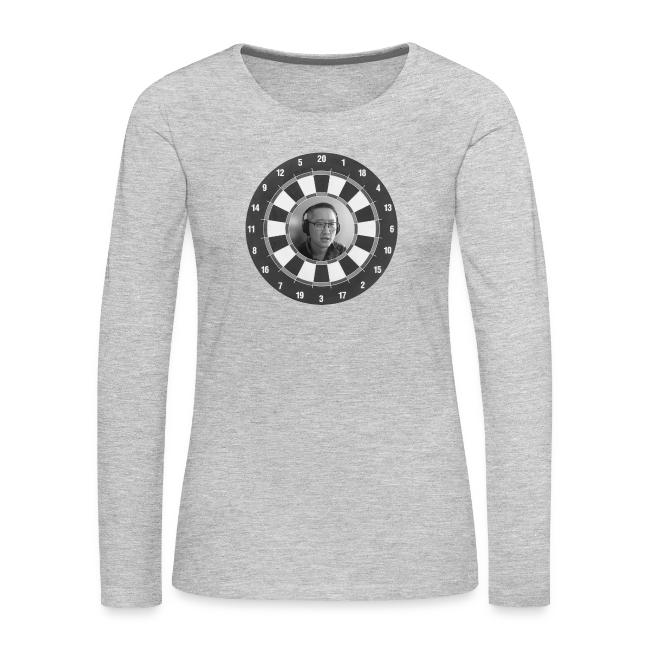 Producer Jay on Dartboard with Fusco Show back