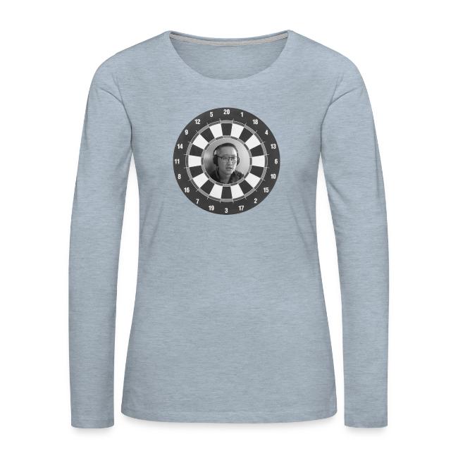 Producer Jay on Dartboard with Fusco Show back