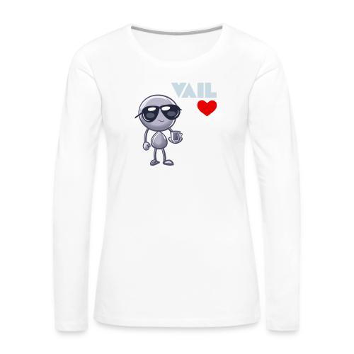 Smoon City_Vail - Women's Premium Slim Fit Long Sleeve T-Shirt