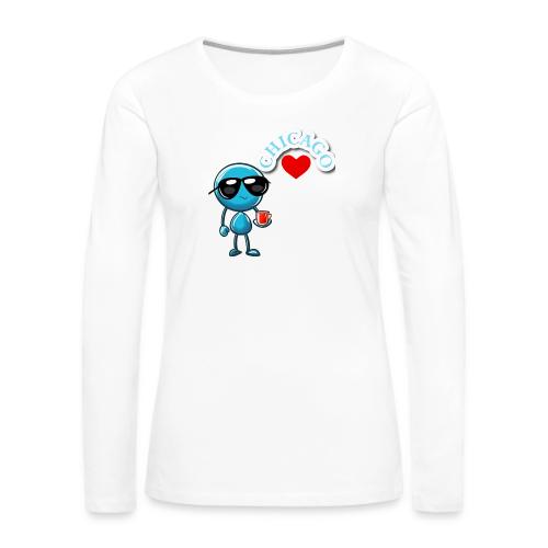 Smoon City_Chicago - Women's Premium Slim Fit Long Sleeve T-Shirt