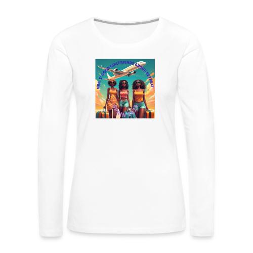 Mrs. S' Good Girlfriends Group Retreat - Women's Premium Slim Fit Long Sleeve T-Shirt
