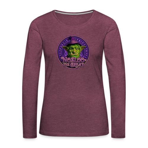 Nosloo the Great - Women's Premium Slim Fit Long Sleeve T-Shirt