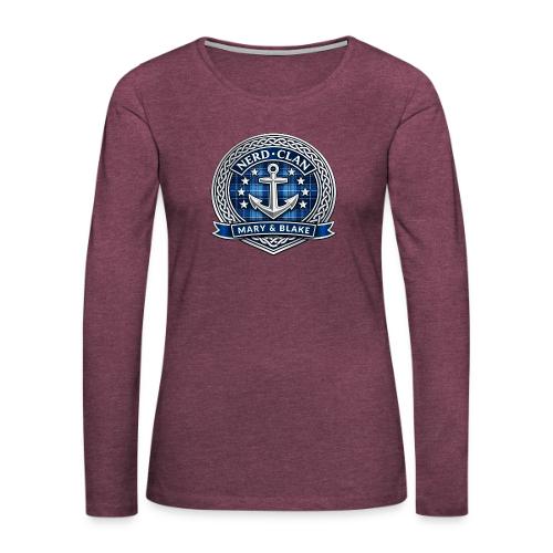 THE NERDCLAN - Women's Premium Slim Fit Long Sleeve T-Shirt