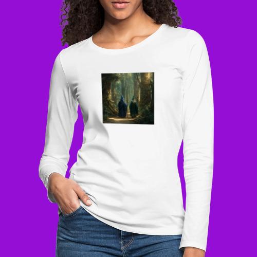 Wizards Walk - Women's Premium Slim Fit Long Sleeve T-Shirt