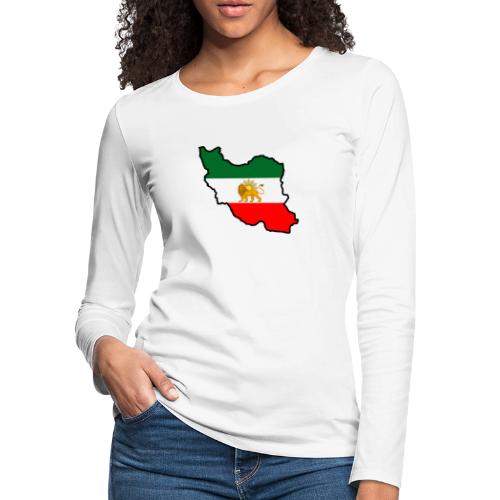 Real IRAN - Women's Premium Slim Fit Long Sleeve T-Shirt