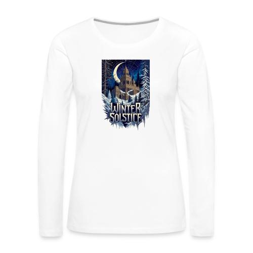 Gothic Solstice T-Shirt, Premium - Women's Premium Slim Fit Long Sleeve T-Shirt
