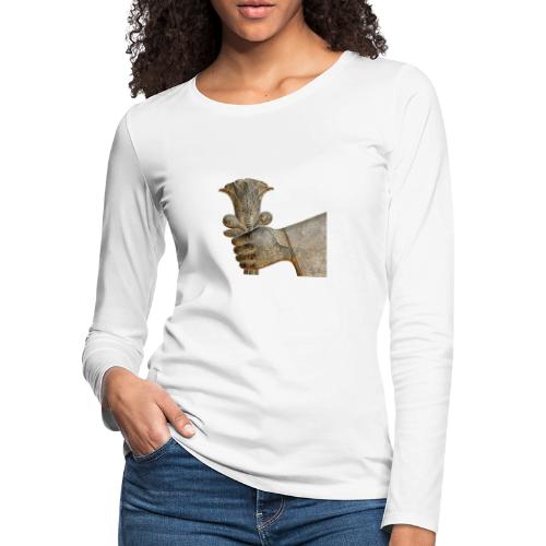 Peace from Ancient Iran - Women's Premium Slim Fit Long Sleeve T-Shirt