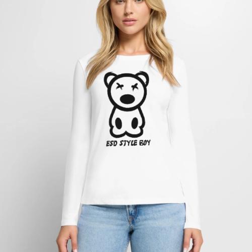 ESD style boy design - Women's Premium Slim Fit Long Sleeve T-Shirt