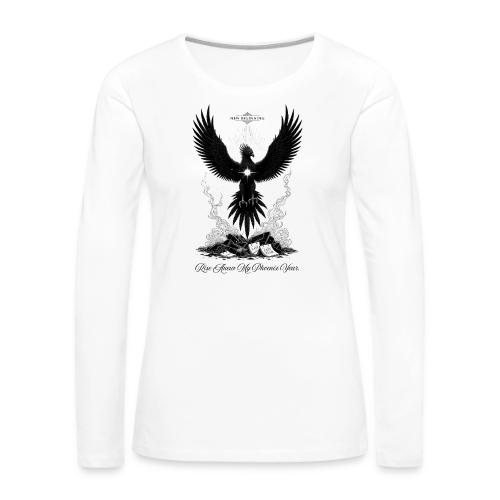 The Phoenix of Renewal T-Shirt - Women's Premium Slim Fit Long Sleeve T-Shirt