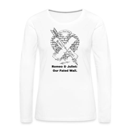 Romeo and Juliet T-Shirt - Women's Premium Slim Fit Long Sleeve T-Shirt