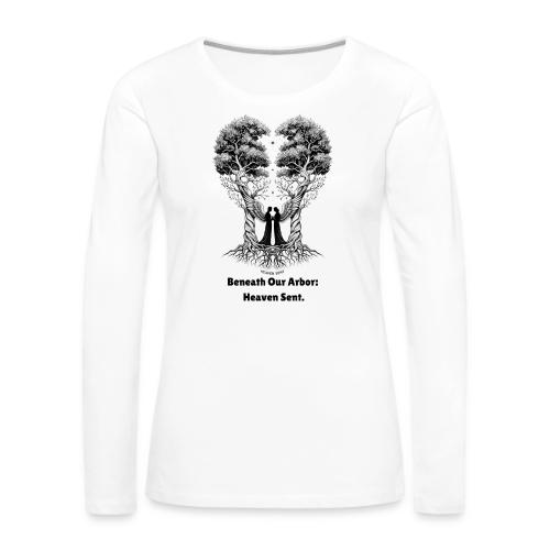 Angelic Guardian T-Shirt, Mug - Women's Premium Slim Fit Long Sleeve T-Shirt