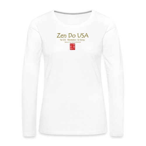 Zen Do USA - Women's Premium Slim Fit Long Sleeve T-Shirt