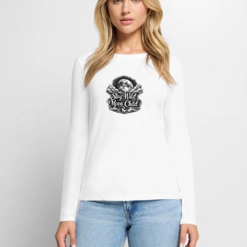 Stay Wild Moon Child - Women's Premium Slim Fit Long Sleeve T-Shirt