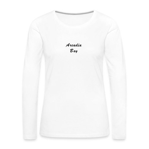 Arcadia Bay Logo - Women's Premium Slim Fit Long Sleeve T-Shirt