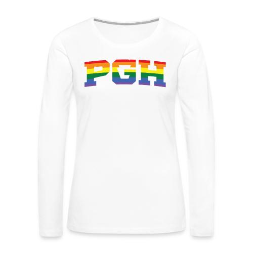 pgh_pride - Women's Premium Slim Fit Long Sleeve T-Shirt