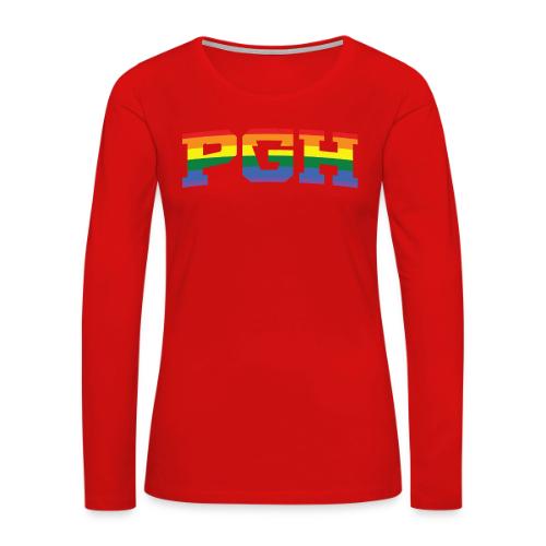 pgh_pride - Women's Premium Slim Fit Long Sleeve T-Shirt