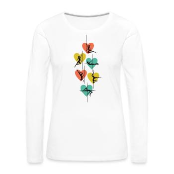 Pole Dancer - Women's Premium Slim Fit Long Sleeve T-Shirt - white - Front - Julia (174cm)