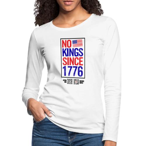 1776 (front-facing) - Women's Premium Slim Fit Long Sleeve T-Shirt