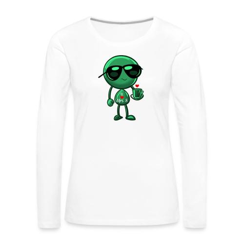 Smoon_I love Mrs S Green - Women's Premium Slim Fit Long Sleeve T-Shirt