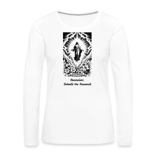Christian T-Shirt, Poster, & Mug - Women's Premium Slim Fit Long Sleeve T-Shirt