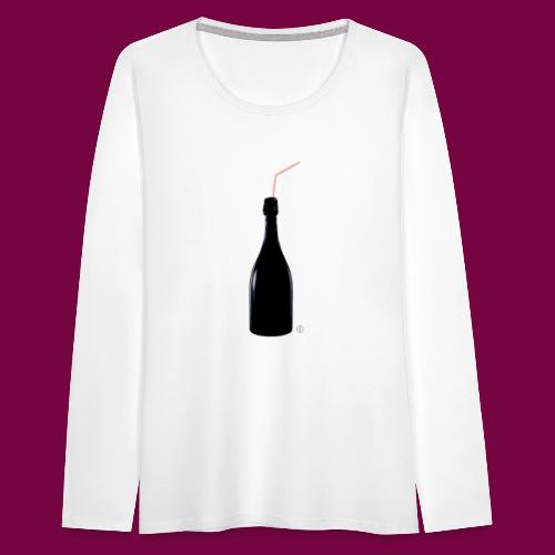 Classy Champagne - Women's Premium Slim Fit Long Sleeve T-Shirt